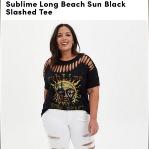 Sublime shirt with neck cutouts